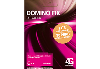 TELEKOM Domino FIX 80 perc/1 GB SIM kártya