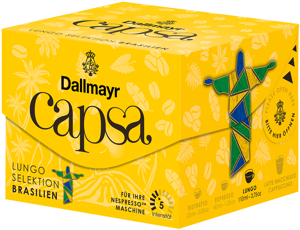 DALLMAYR CAPSA LUNGO SELEKTION DES JAHRES Kaffeekapseln (Nespresso)