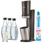 Vorteilspack Wassersprudler Crystal 2.0 Schwarz