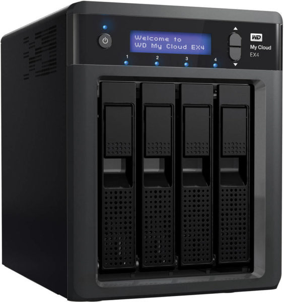 Servidor NAS - WESTERN DIGITAL WDBWZE0160KBKEESN / NAS 4 3.5 EX410