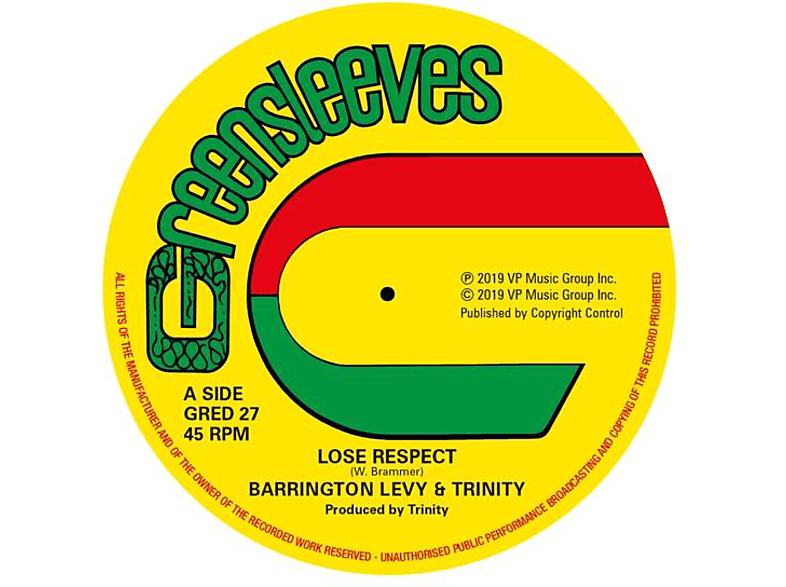 Barrington / Trinity Levy - Lose Respect (Externded Version) - (Vinyl)