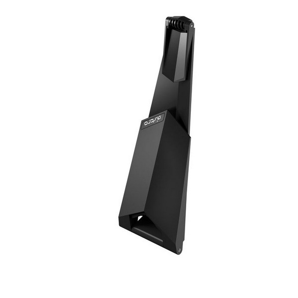 Soporte negro para auriculares Astro gaming, en ángulo, con el logotipo de Astro visible en el lateral.