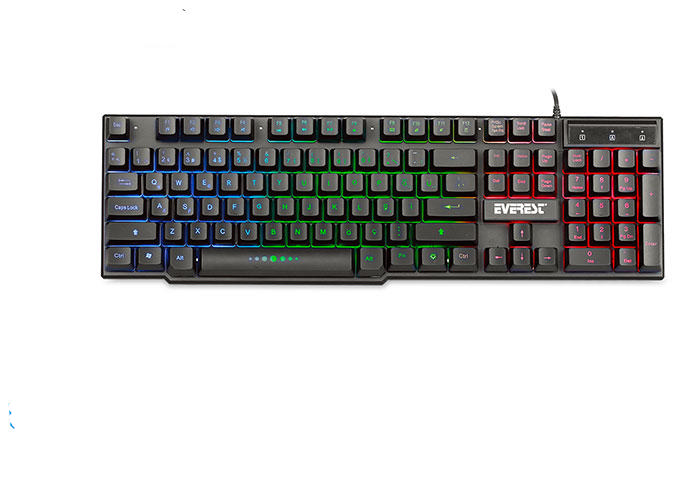 EVEREST RAMPAGE EVEREST RAMPAGE KB-X88 Siyah USB Q Oyuncu Klavyesi