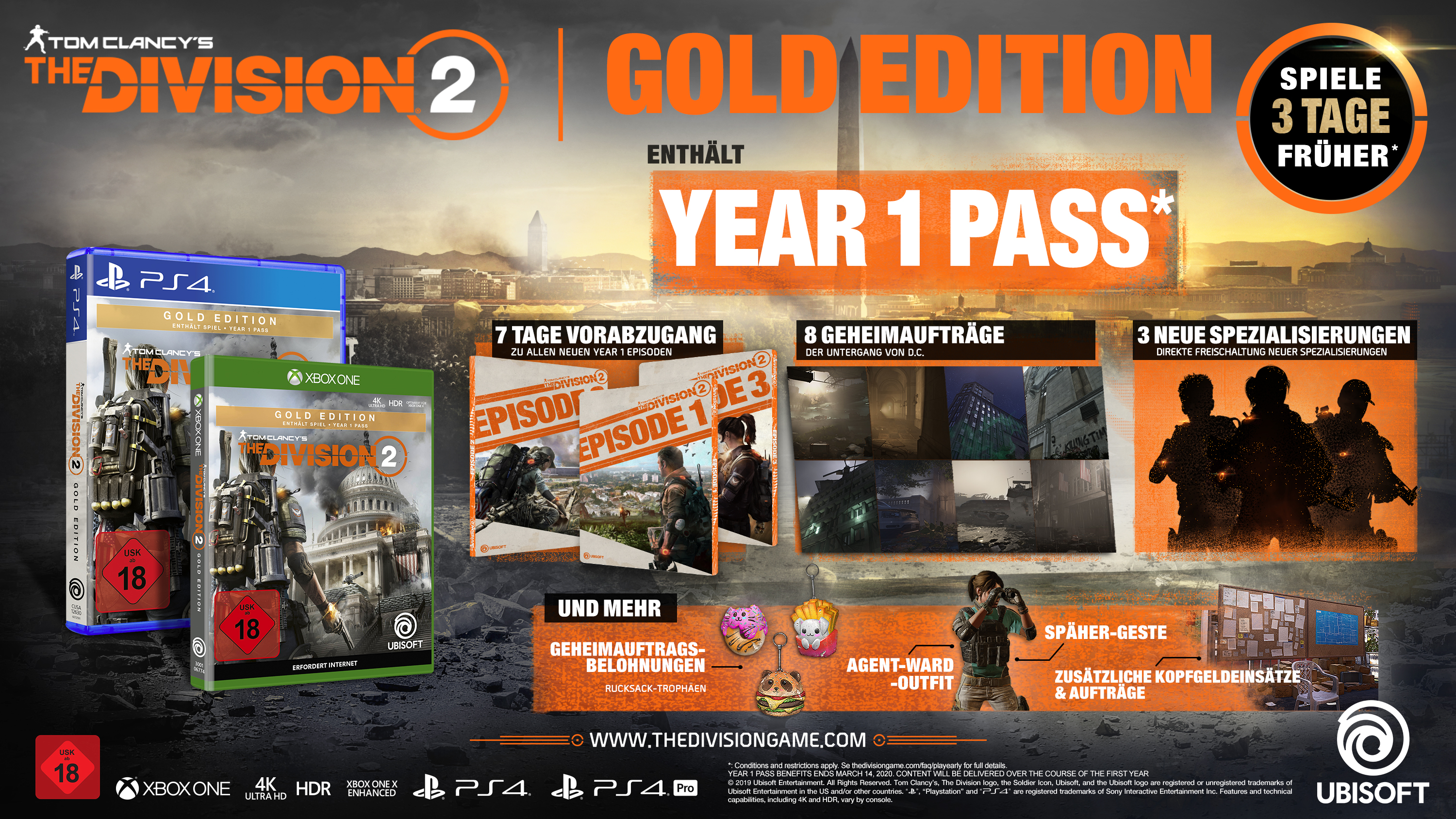 Tom Clancy's The Division 2 - Gold Edition - [Xbox One]