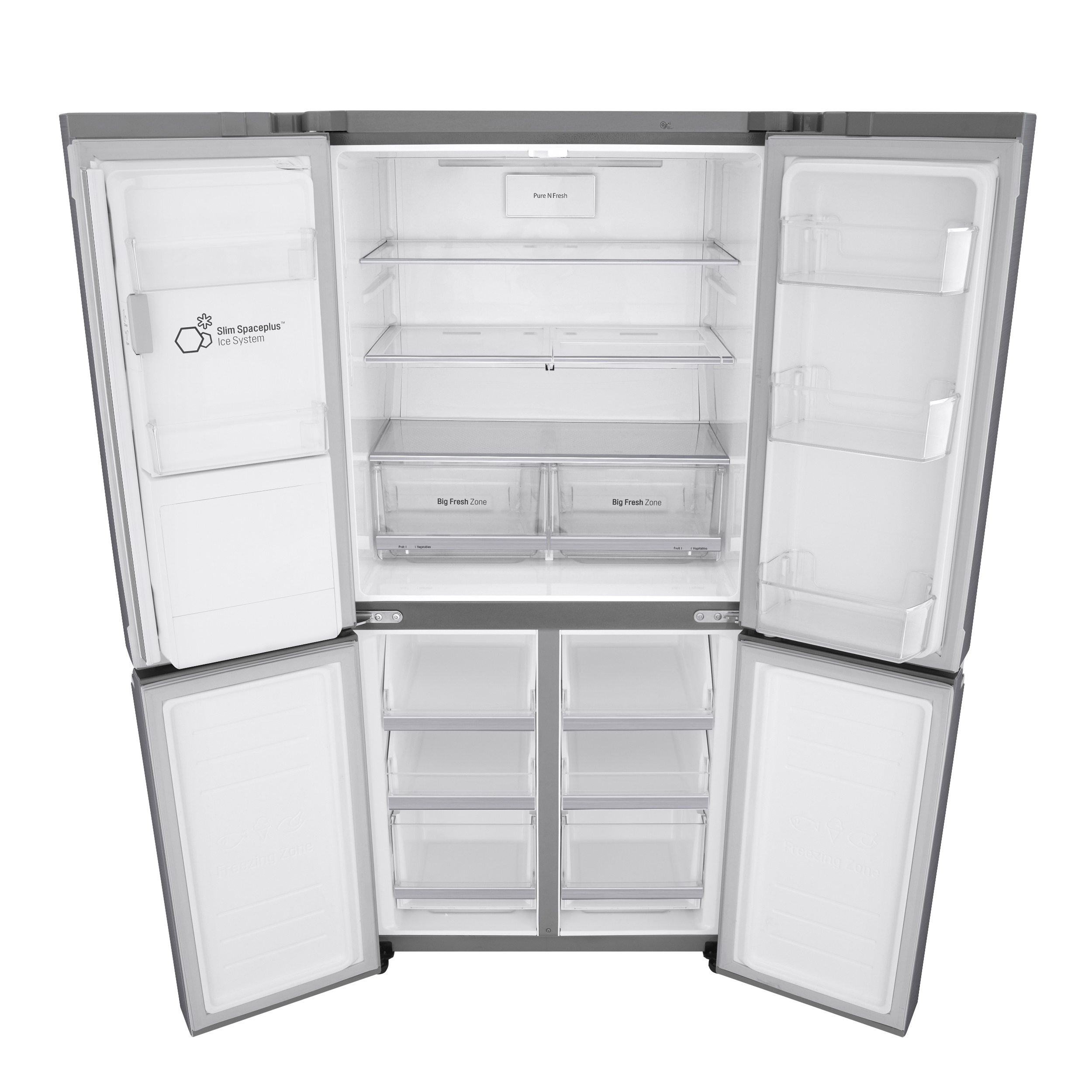 LG GML844PZKZ French Door (506 l, E, 1787 mm hoch, Edelstahl)