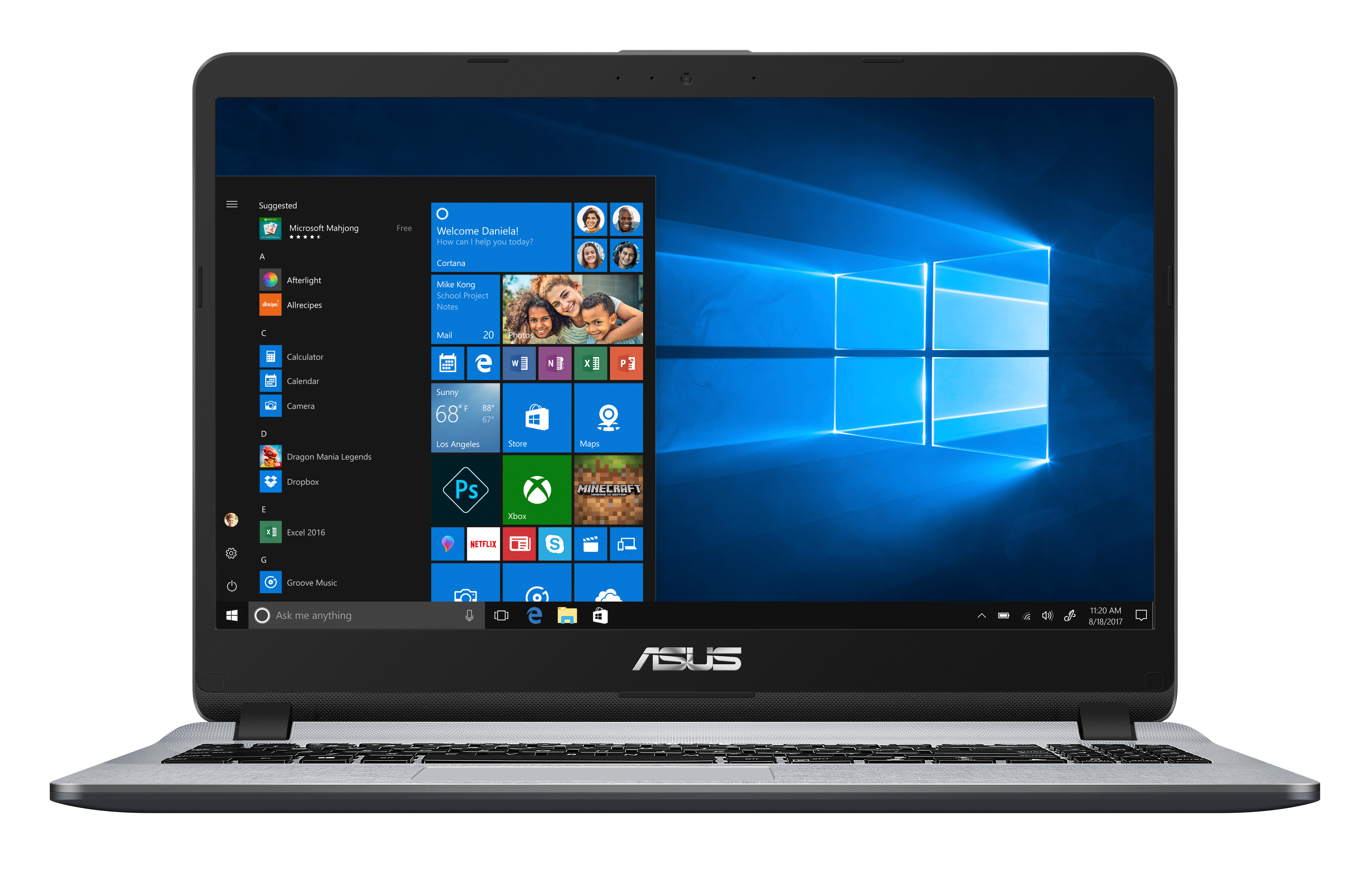 ASUS X507MA-BR060T 15.6"/Intel N4000 İşlemci/4GB Bellek/500GB Harddisk/Intel HD/Laptop 