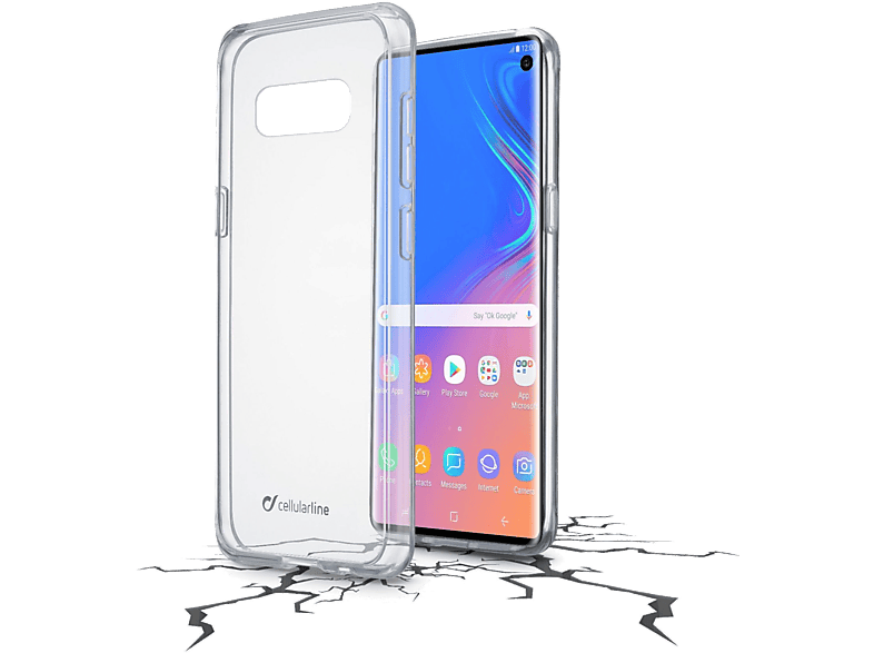 CELLULARLINE Cover Clear Duo Galaxy S10 Transparant (CLEARDUOGALS10LT)