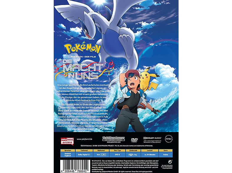 Thumbnail - Pokémon – Der Film: Die Macht in uns DVD