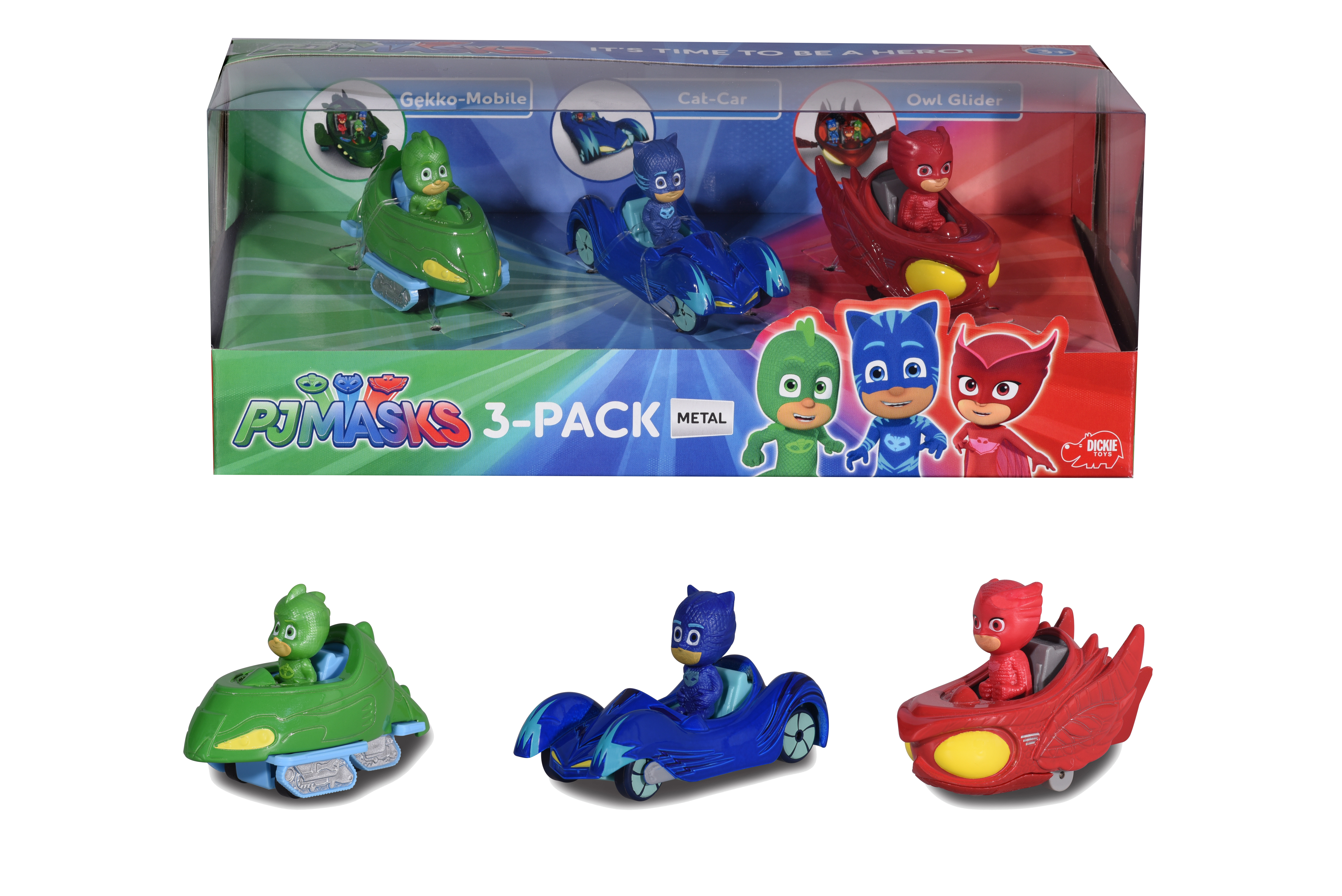 JADA PJ Masks 3-Pack Spielzeugauto Mehrfarbig