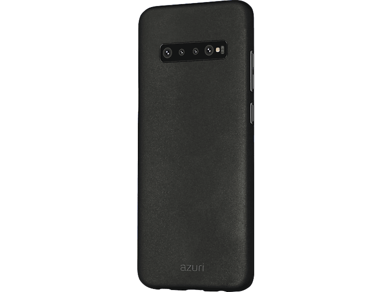 AZURI Cover Metallic Soft Touch Galaxy S10 E Zwart (AZCOVMETSAG970-BLK)