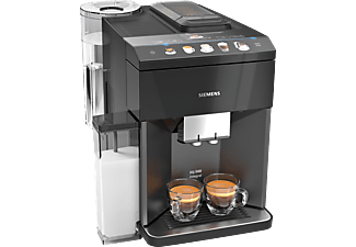 SIEMENS TQ505D09 EQ.500 integral Kaffeevollautomat Saphirschwarz metallic/Klavierlack Schwarz