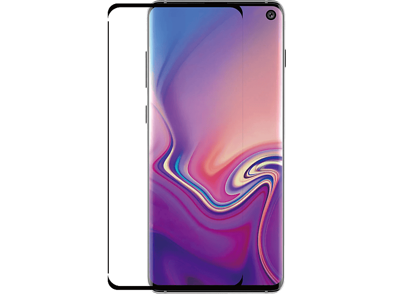 AZURI Tempered glass Rinox Armor Black Frame Galaxy S10 E Zwart (AZSPTGCURVSAG973-B)