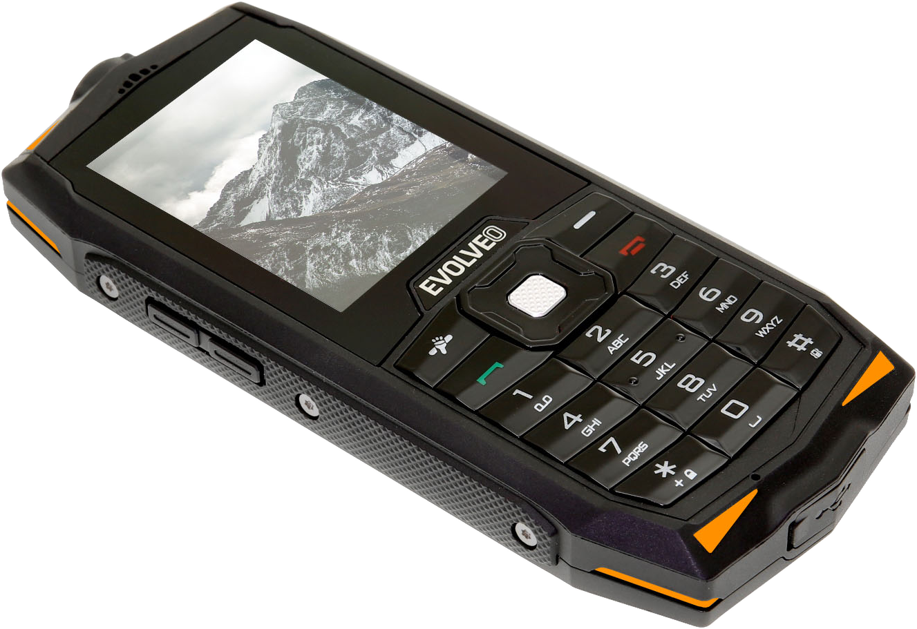 EVOLVEO Strongphone Z3 DualSIM sárga - fekete nyomógombos kártyafüggetlen mobiltelefon