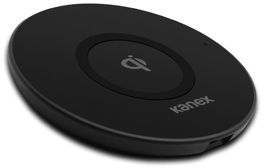 KANEX K118-1299-QI - Coussin de charge Qi (Noir/Griss)