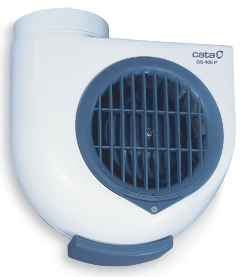 Campana - Cata GS 400P, Ventilador extractor, 290 m3/h, 60 W, Clase B, Blanco y azul