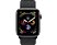 APPLE Watch Series 4 (GPS) 44 mm - Montre intelligente (140-210 mm, Nylon tissé, Bracelet: Noir / Boîtier: Gris sidéral)