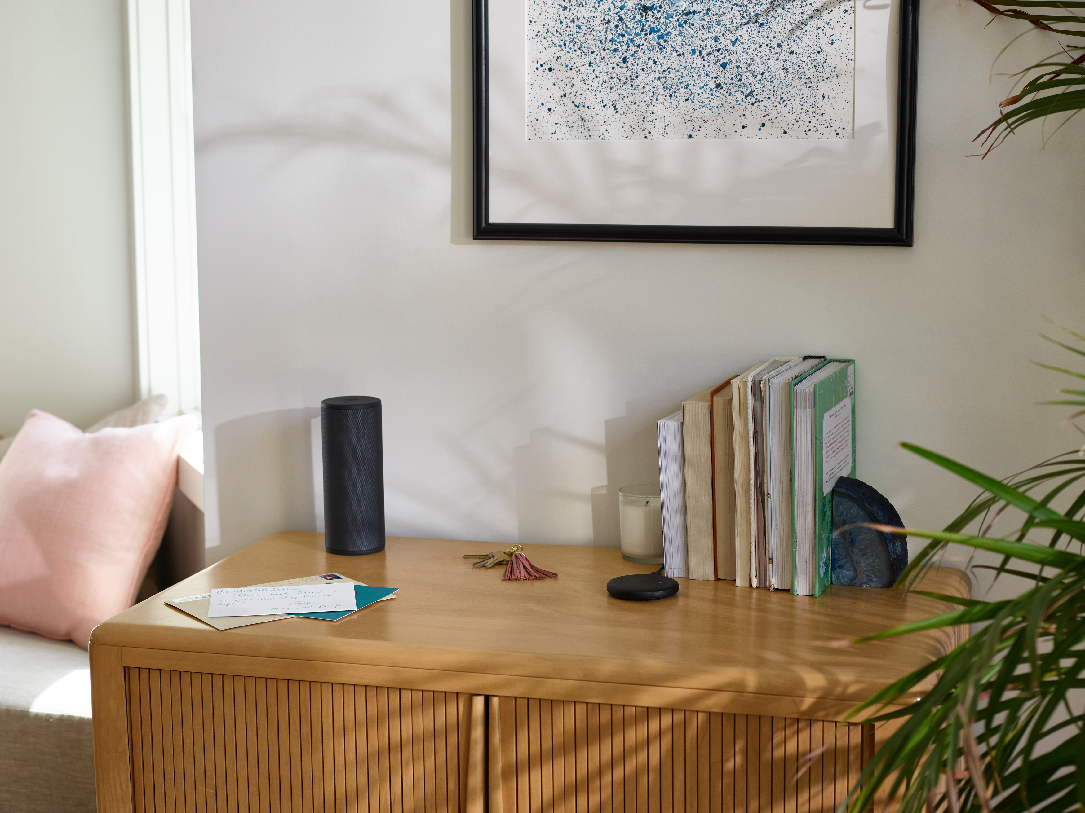 AMAZON Echo Input Smart Speaker, Schwarz
