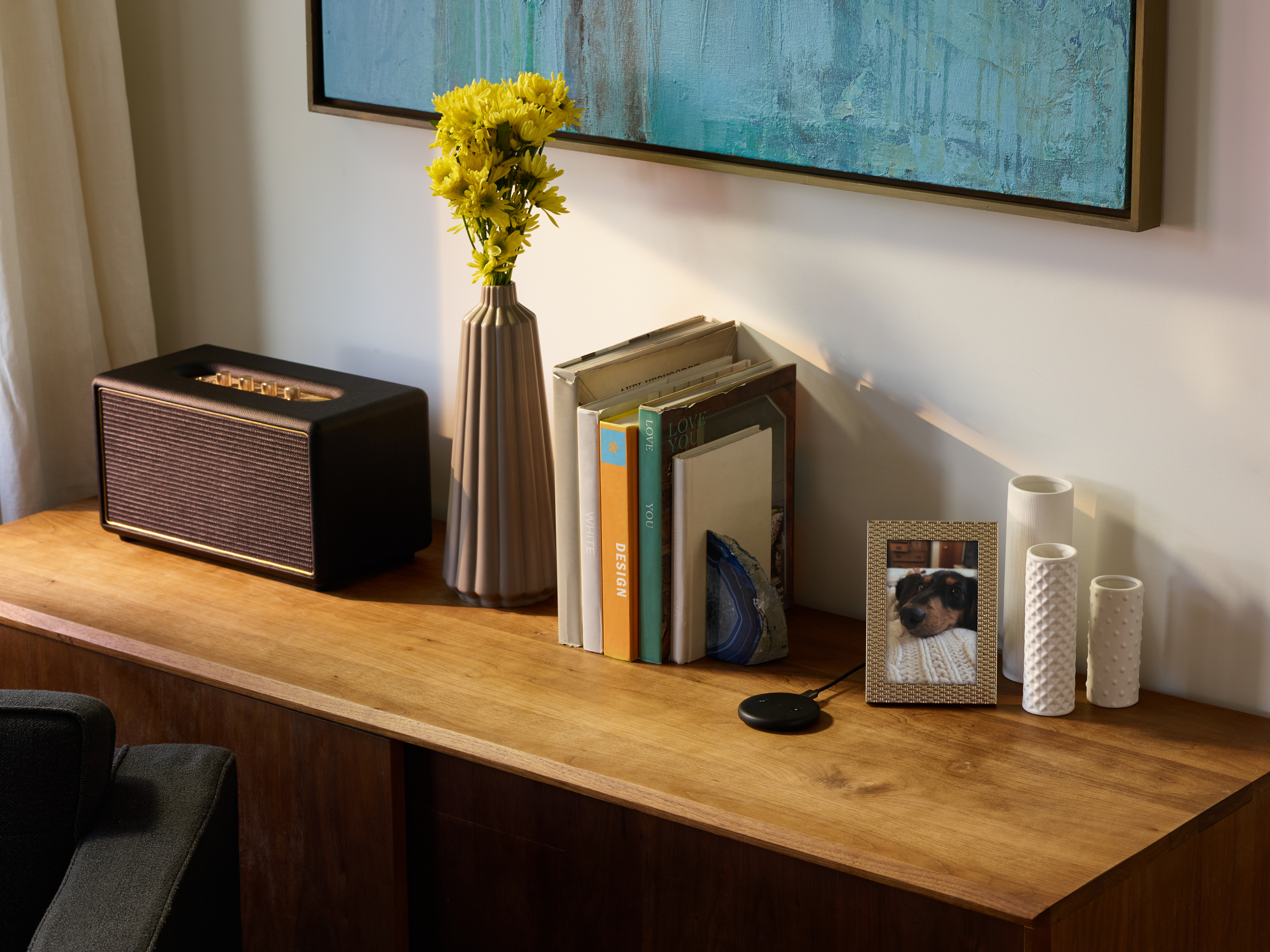 AMAZON Echo Input Smart Speaker, Schwarz