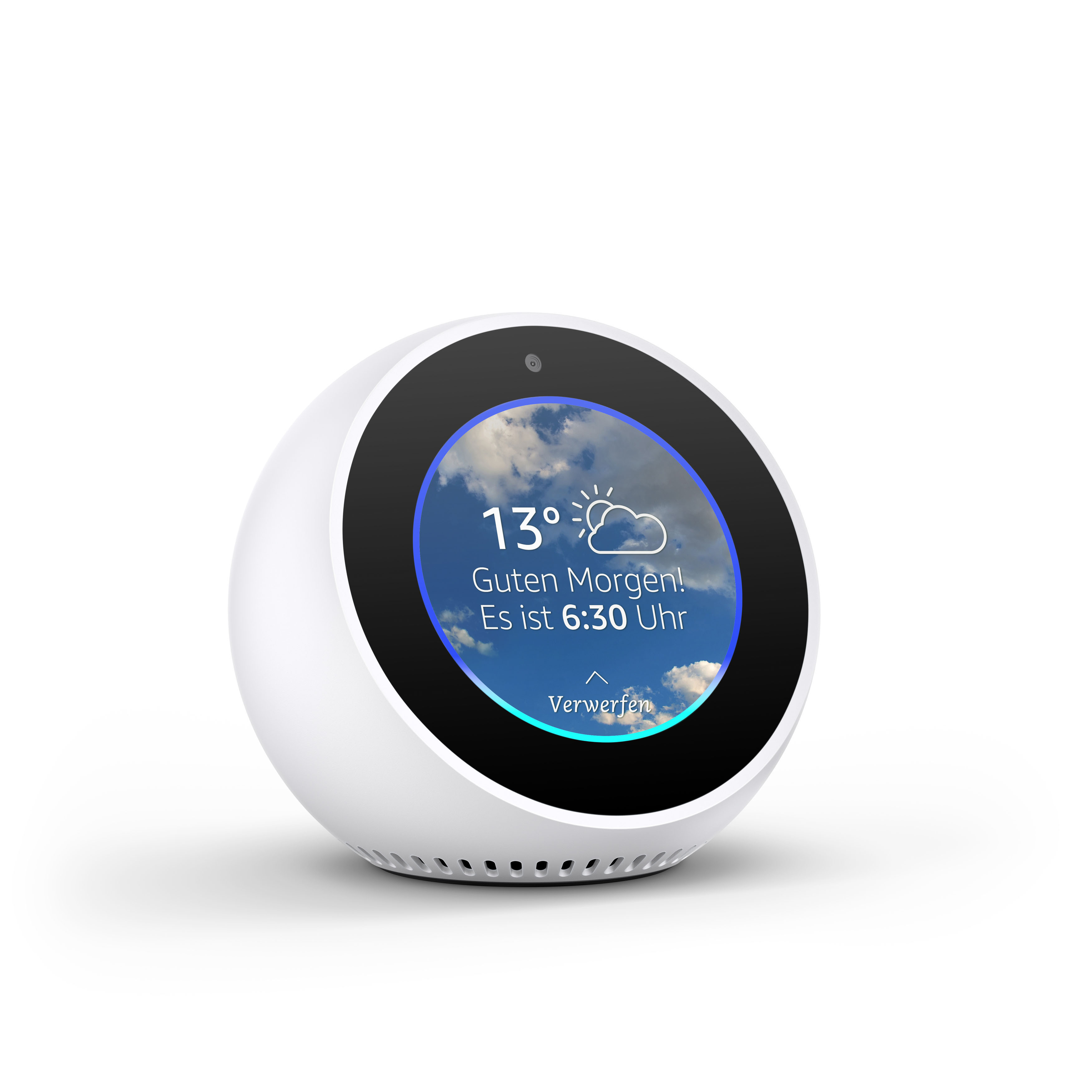 AMAZON Echo Spot Smart Speaker, Weiß