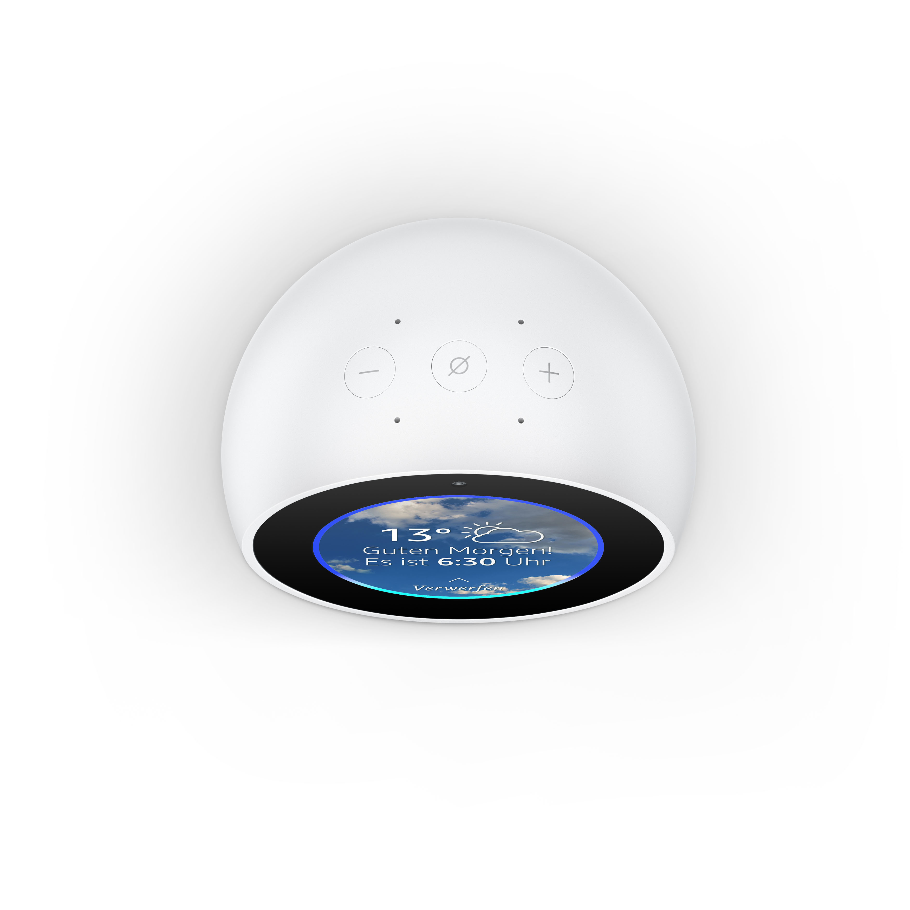 AMAZON Echo Spot Smart Speaker, Weiß