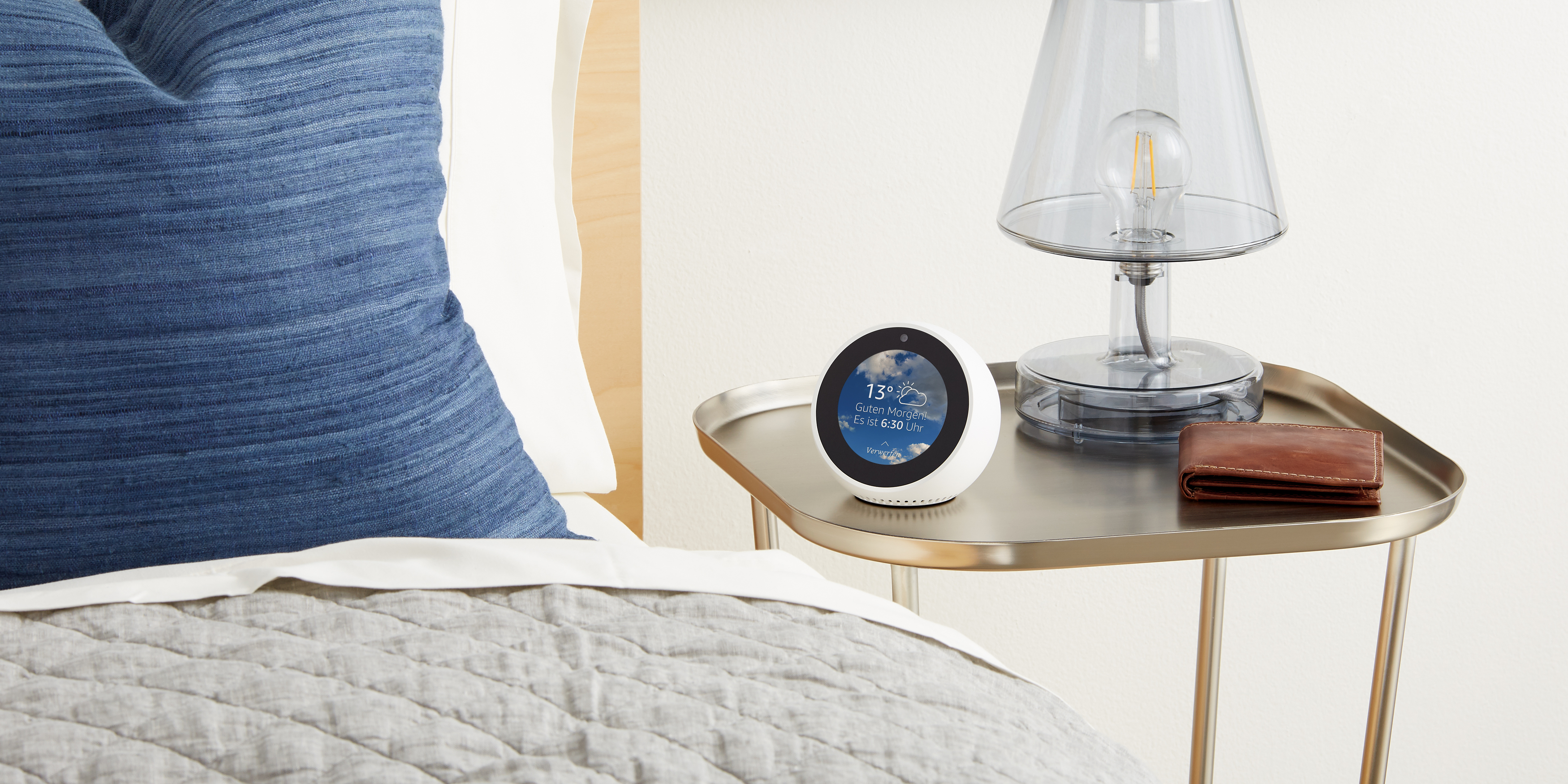AMAZON Echo Spot Smart Speaker, Weiß