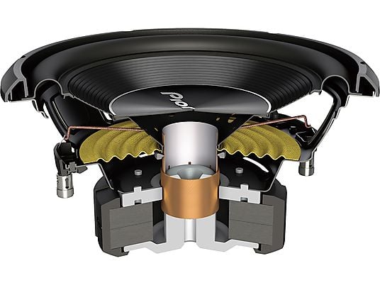 PIONEER TS-A250D4 - Subwoofer (Schwarz)