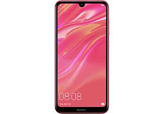 HUAWEI Y7 2019 DualSIM Korall piros Kártyafüggetlen okostelefon