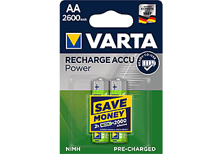 VARTA Accu Power 2x AA 2600 mAh Şarj Edilebilir Pil
