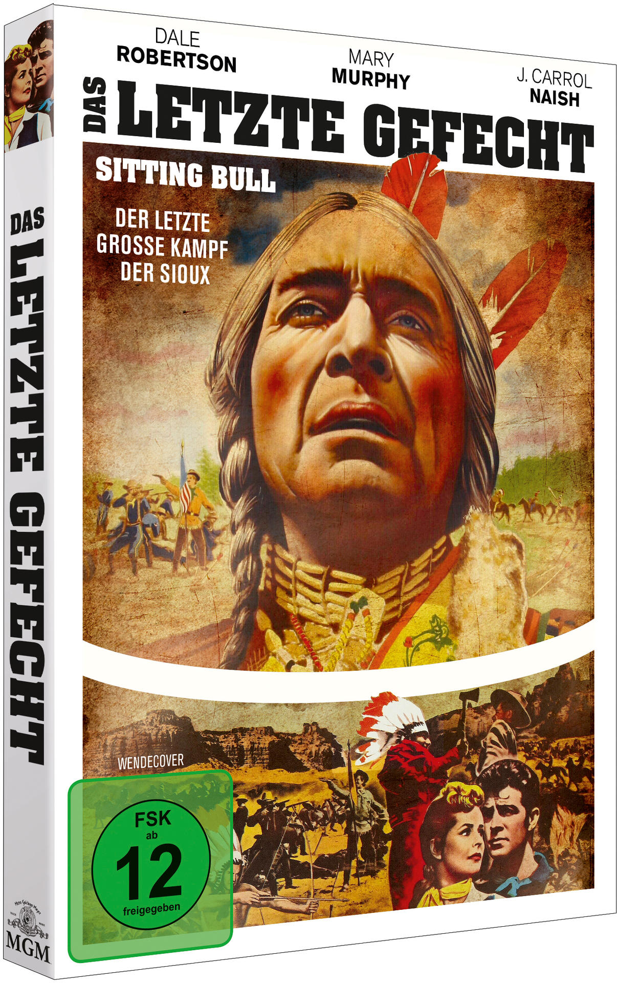DVD-Hülle eines Films namens Das Letzte Gefecht, mit dem Gesicht eines Mannes in der Mitte.