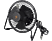 DELTACO GAMING GAM-054 USB-bordsfläkt med klocka - Svart