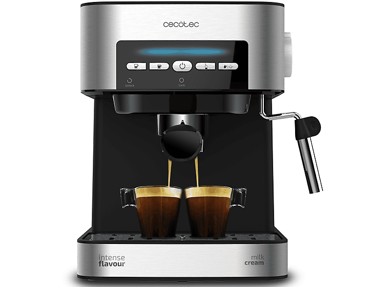 Cecotec Cafetera Express - Power Espresso 20 Matic, Bares, Para Y Cappuccino, Modo Auto
