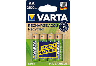 VARTA Accu Recycled 4'lü AA 2100mAh Pil