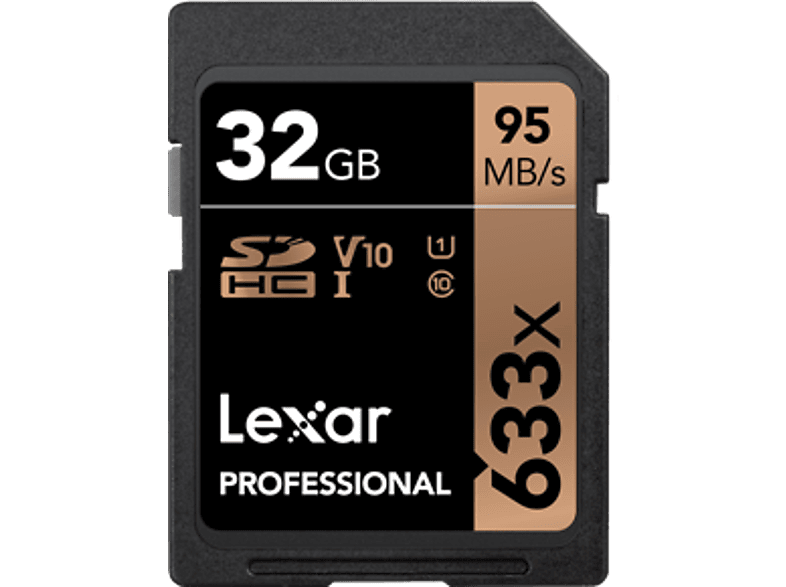 LEXAR Geheugenkaart SDHC Pro 633x UHS-I 32 GB (LSD32GCB1EU633)