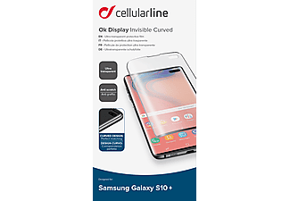 CELLULAR-LINE Samsung Galaxy S10 Plus Screenprotector Curved Transparant