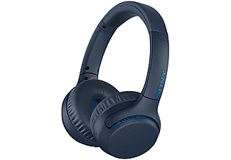 SONY WH-XB700 - Bluetooth Kopfhörer (On-ear, Blau)