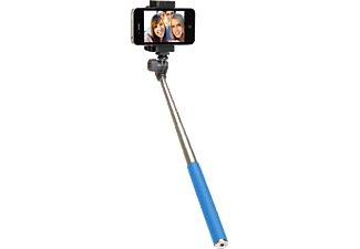 SUNPAK Bluetooth SelfieWand szelfibot zoom-os bluetooth-szal, telefon és GoPro adapterrel, kék