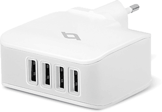 TTEC 2SC02B Quattro 4 USB Seyahat Şarj Cihazı Beyaz
