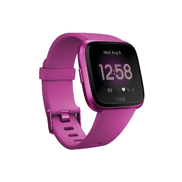 Fitbit Versa Lite mulberryaluminum smartwatch reloj deportivo adultos unisex morera aluminio talla actividad sueño sumergible apps 15 modos smarttrack cardiaco 50m inteligente lila pulsera hasta 4 autonomía resistente 134