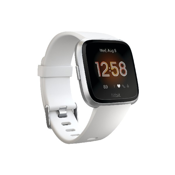 Reloj deportivo - Fitbit Versa Lite, Blanco, Actividad, Sueño, Sumergible, Apps