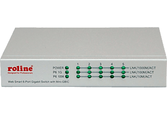 ROLINE Websmart - Gigabit Ethernet Switch (Grau)