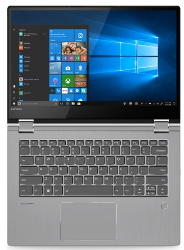 Convertible 2 en 1 - Lenovo Yoga 530-14ARR, 14"HD, AMD Ryzen™ 3 2200U, 4GB RAM, 128GB SSD, W10, Gris