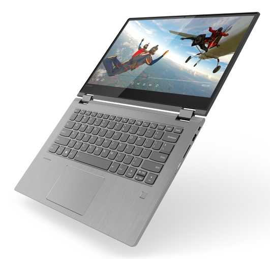 Convertible 2 en 1 - Lenovo Yoga 530-14ARR, 14"HD, AMD Ryzen™ 3 2200U, 4GB RAM, 128GB SSD, W10, Gris