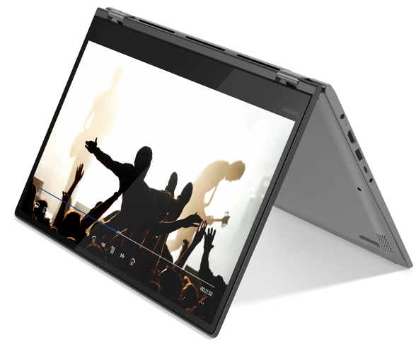 Convertible 2 en 1 - Lenovo Yoga 530-14ARR, 14"HD, AMD Ryzen™ 3 2200U, 4GB RAM, 128GB SSD, W10, Gris
