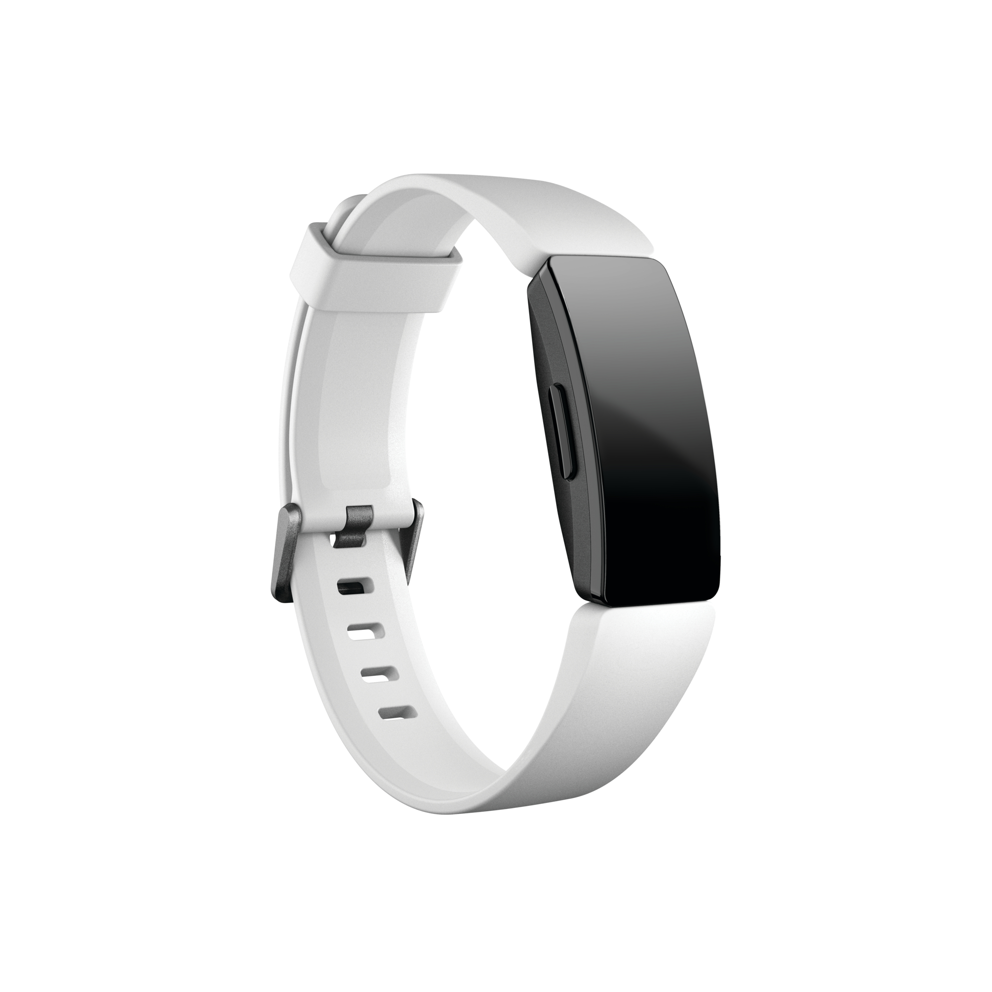 Pulsera de actividad - Fitbit Inspire HR, Resistente al agua, Salud femenina, 5 días batería, White