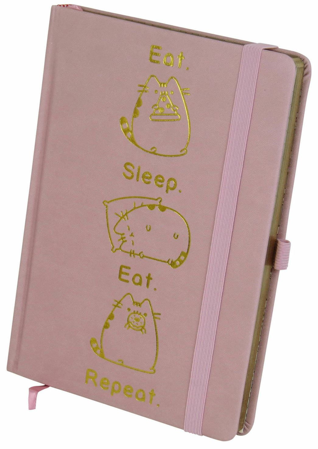 Libreta - Sherwood Pusheen. Eat. Sleep. Eat. Repeat, A5, Rosa
