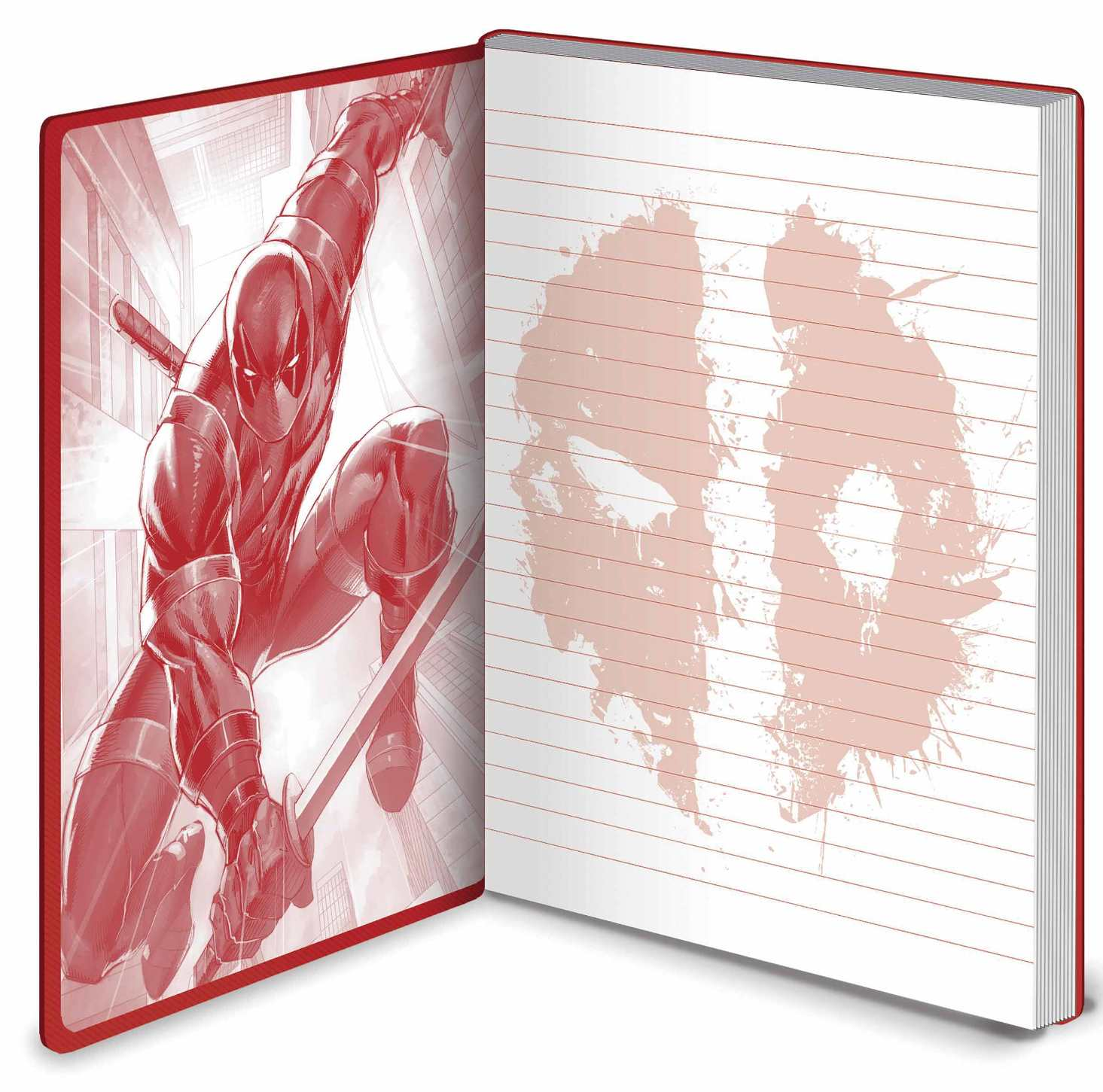 Libreta - Sherwood Deadpool, A5, Rojo