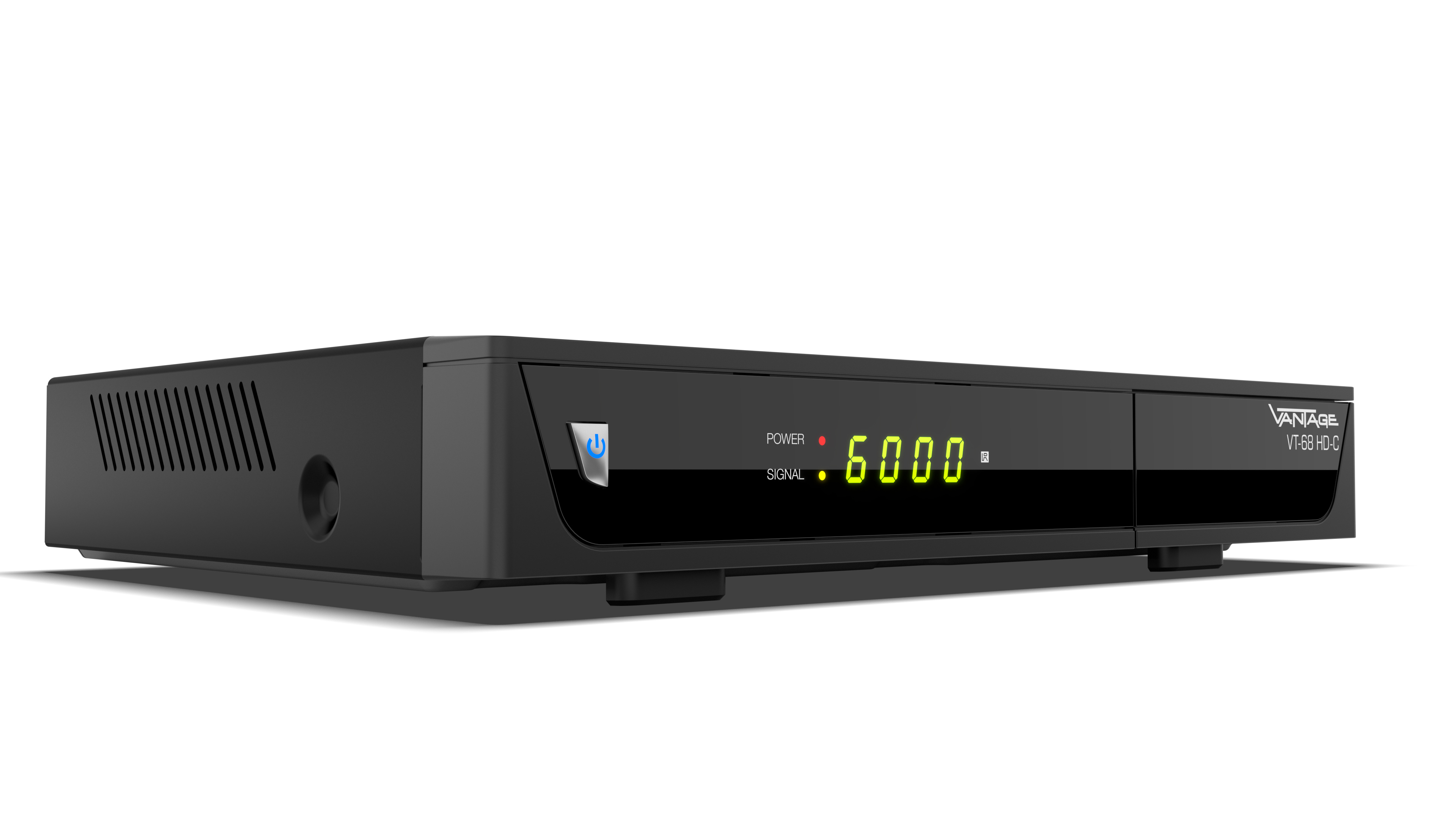 VANTAGE VT-68 HD C Kabel-Receiver (HDTV, PVR-Funktion, DVB-C, DVB-C2, Schwarz)