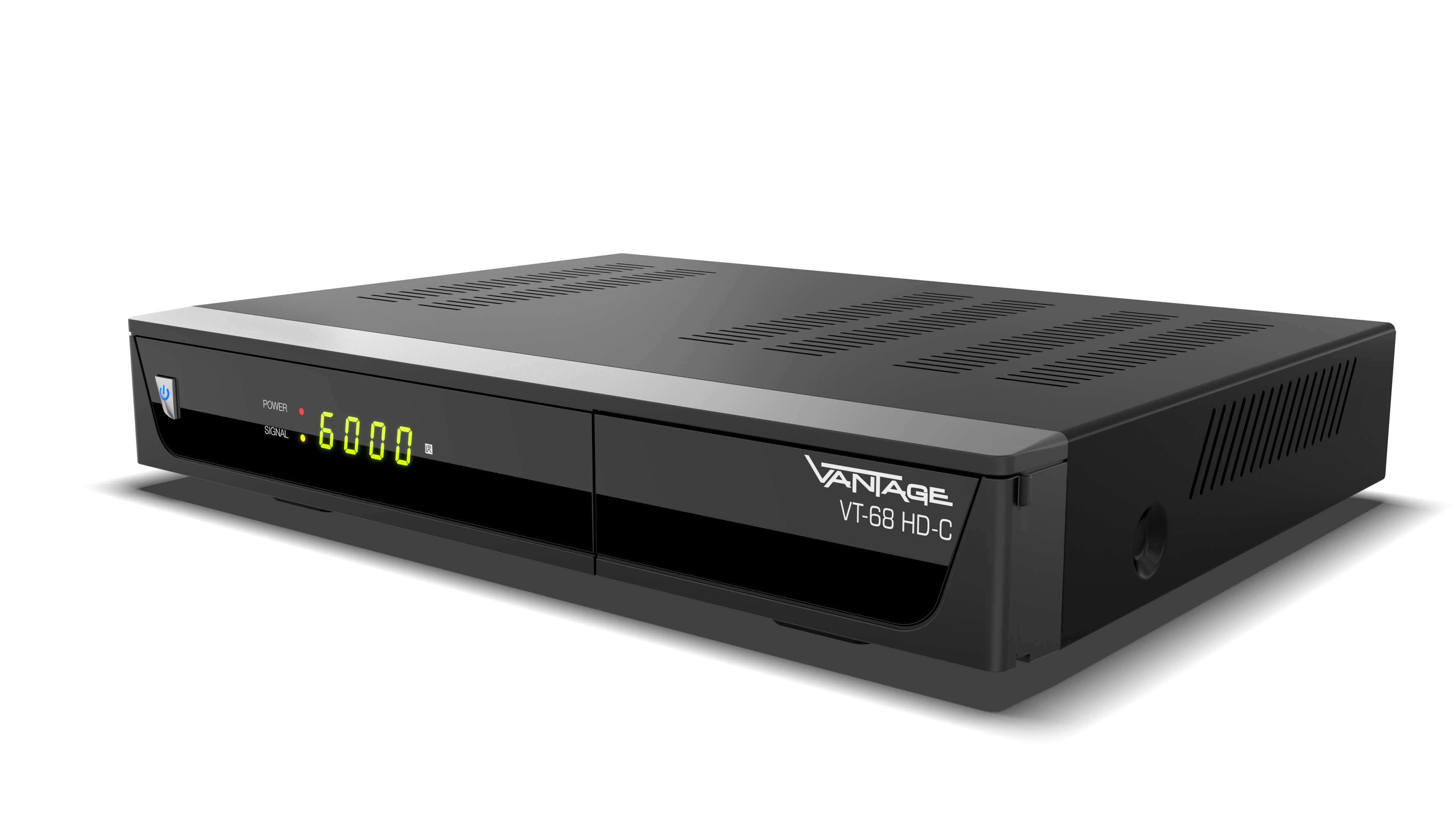VANTAGE VT-68 HD C Kabel-Receiver (HDTV, PVR-Funktion, DVB-C, DVB-C2, Schwarz)