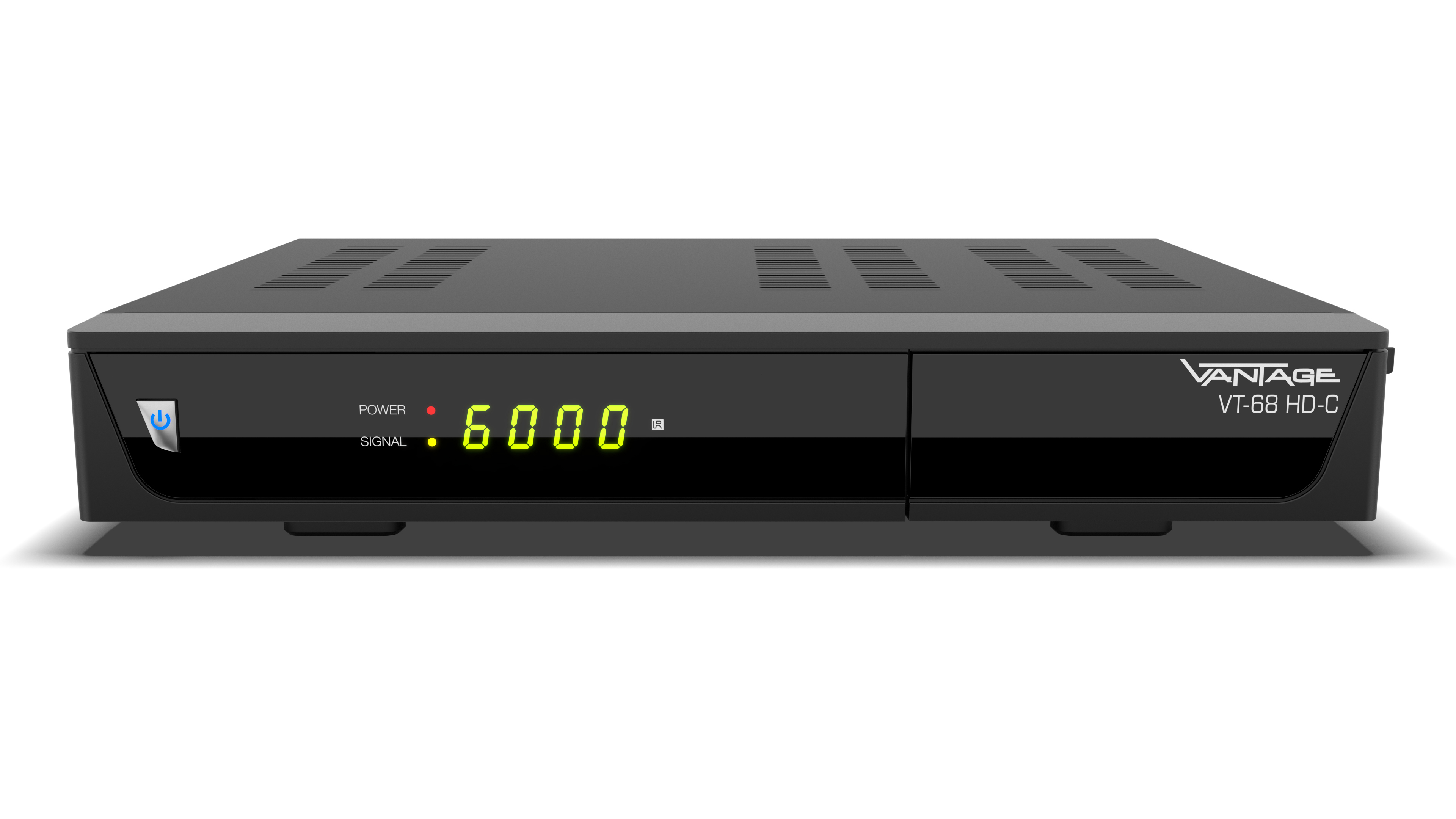 VANTAGE VT-68 HD C Kabel-Receiver (HDTV, PVR-Funktion, DVB-C, DVB-C2, Schwarz)