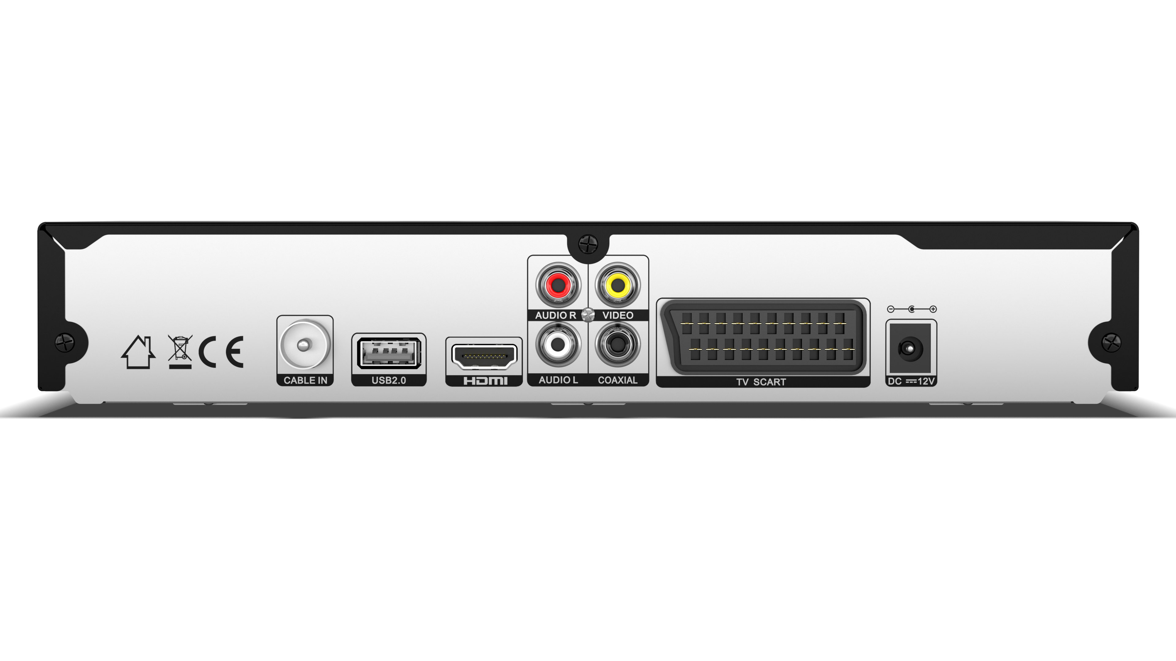 VANTAGE VT-68 HD C Kabel-Receiver (HDTV, PVR-Funktion, DVB-C, DVB-C2, Schwarz)
